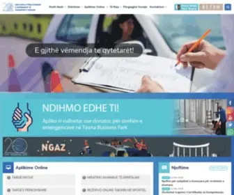 DPSHTRR.al(DREJTORIA E PËRGJITHSHME E SHËRBIMEVE TË TRANSPORTIT RRUGOR) Screenshot