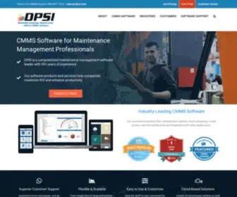 Dpsi.com(CMMS Software) Screenshot