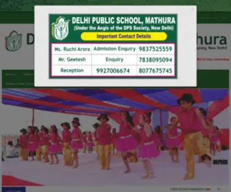 DPsmathura.edu.in(DPS Mathura 24 Milestones) Screenshot