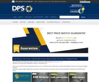 DPspumps.com(KSB Pumps) Screenshot