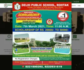 DPsrohtak.org(Delhi Public School Rohtak) Screenshot