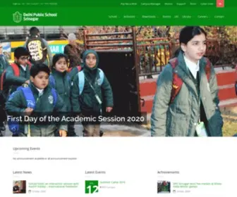 DPSsrinagar.com(Delhi Public School (DPS) Srinagar) Screenshot