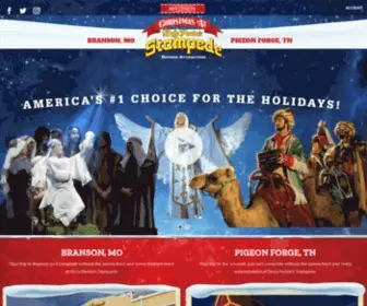 DPstampede.com(Christmas at Dolly Parton's Stampede Dinner Attraction) Screenshot