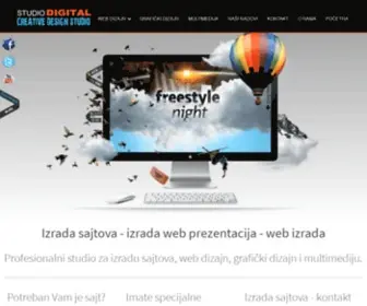 DPstudio.co.rs(Izrada sajtova i internet prodavnica po fer cenama) Screenshot