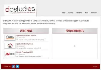 DPstudios.it(Game audio consulting services) Screenshot