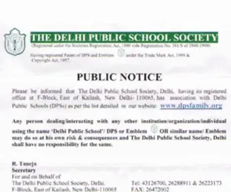 DPsvisakhapatnam.org(Delhi Public School) Screenshot