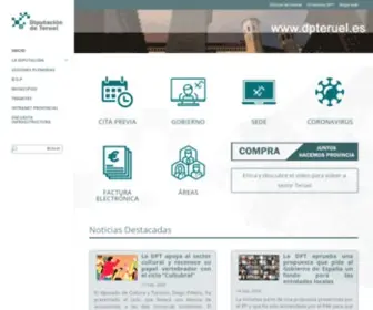Dpteruel.es(Diputación Provincial de Teruel) Screenshot