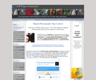 Dptips-Central.com(Digital Photography Tips Central) Screenshot