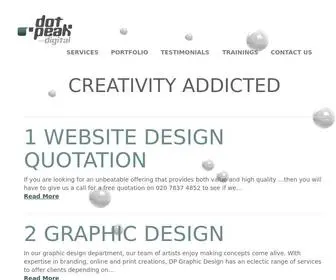 Dpwebdesigncompany.co.uk(Dotpeak Web Design) Screenshot