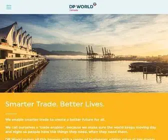 DpWorldcanada.com(DP World Canada) Screenshot