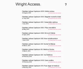 DPwright.com(Wright Access) Screenshot