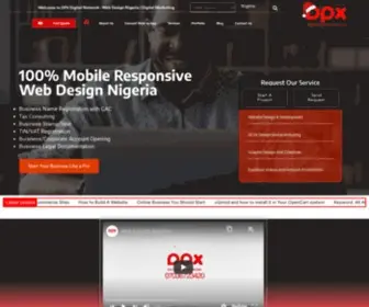 DPX.com.ng(Web design Nigeria) Screenshot