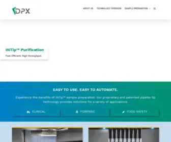 DPxtechnologies.com(DPX Technologies) Screenshot