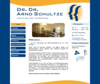 DR-ARND-Schultze.de(Herzlich Willkommen bei Dr. Arnd Schultze) Screenshot