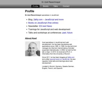 DR-Axel.de(Axel Rauschmayer) Screenshot