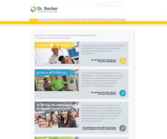 DR-Becker-Karriere.de(Das Dr. Becker Karriereportal für Mitarbeiter/innen der Gesundheitsbranche) Screenshot