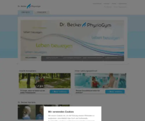 DR-Becker-PHysiogym.de(DR Becker PHysiogym) Screenshot