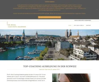 DR-Bock-Coaching-Akademie.ch(Coachingausbildung in der Schweiz) Screenshot