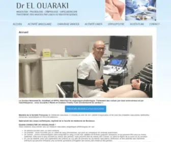 DR-Elouaraki.fr(Le Docteur Mohamed EL OUARAKI (N°RPPS 10003763116)) Screenshot