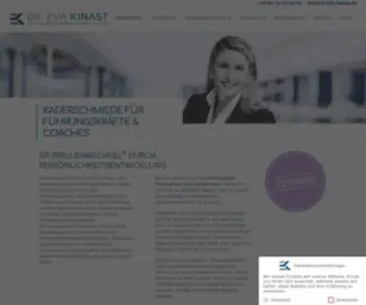 DR-Eva-Kinast.de(In der Business Coach) Screenshot