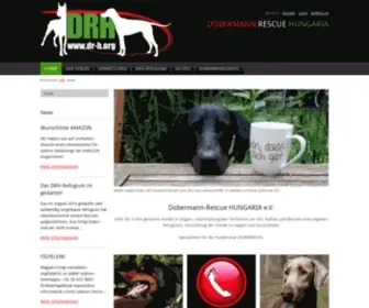 DR-H.org(Hilfe und Vermittlung für Dobermänner in Not) Screenshot