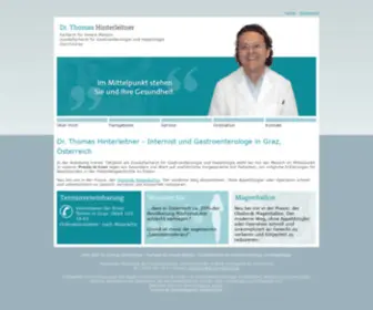DR-Hinterleitner.at(Internist & Gastroenterologe Graz) Screenshot