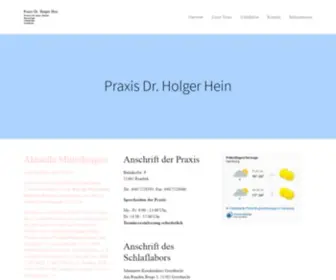 DR-Holger-Hein.de(Holger Hein) Screenshot