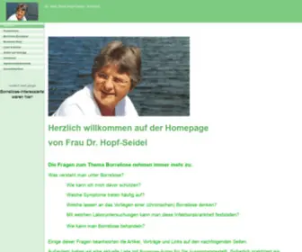 DR-Hopf-Seidel.de(Startseite der Homepage von Dr) Screenshot