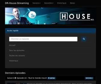 DR-House-Streaming.com(Dr House Streaming) Screenshot