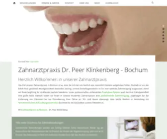 DR-Klinkenberg.de(Zahnarztpraxis Dr) Screenshot