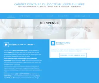 DR-Leger-Philippe.com(Dentiste LEGER Philippe) Screenshot