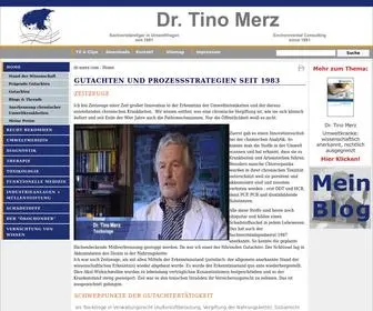 DR-Merz.com(Sachverständiger) Screenshot