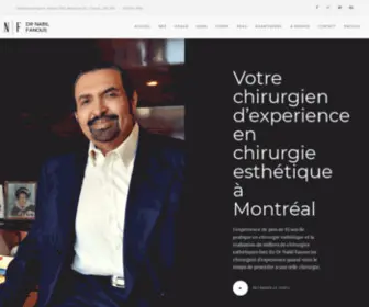 DR-Nfanous.com(Chirurgien Esthétique Montréal) Screenshot