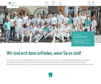 DR-Pfister.de(Startseite) Screenshot