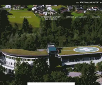 DR-Schenk.at(Von der Diagnose bis zur Reha) Screenshot