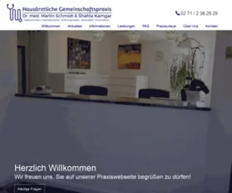 DR-SChmidt-Siegen.de(Arzt in Siegen) Screenshot