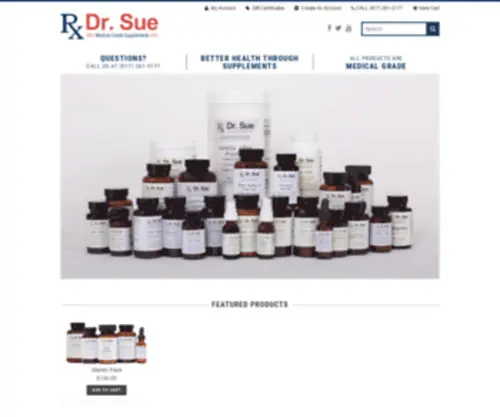 DR-Sue-Supplements.com(DR Sue Supplements) Screenshot