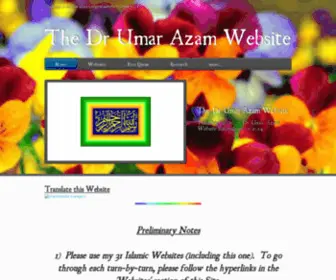 DR-Umar-Azam.com(The Dr Umar Azam Website) Screenshot