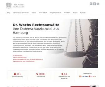 DR-Wachs.de(Wachs Rechtsanwälte) Screenshot
