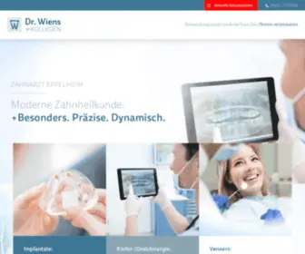 DR-Wiens.de(Zahnarzt Eppelheim) Screenshot