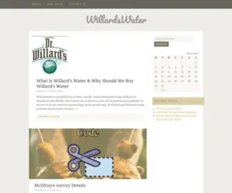 DR-Willardswater.com(WillardsWater) Screenshot