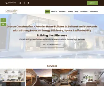 Dracon.com.au(Expert Home Builders Ballarat VIC) Screenshot