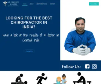 Drabhijeetkamble.com(Best Physiotherapist in Amravati) Screenshot