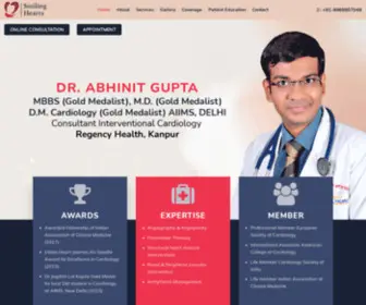 Drabhinitgupta.com(Dr. Abhinit Gupta) Screenshot