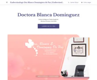 Drablancadominguez.com(Endocrinologo en Tuxtla Gutiérrez) Screenshot