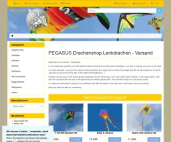 Drachenshop.de(Pegasus Drachenshop) Screenshot