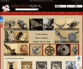Drachensilber.de(Schmuck Versand Handel Drachensilber) Screenshot