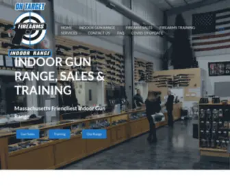 Dracutgunrange.com(On Target Firearms) Screenshot