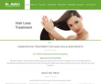 Draditis.com(Natural Hair Care Clinic in Nashik) Screenshot