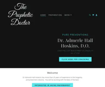 Dradmerle.com(Dr Admerle Hall Hoskins) Screenshot